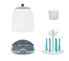 Διατροφή και διατροφή / Αξεσουάρ σίτισης - Babymoov Turbo (+) Ηλεκτρικός Αποστειρωτής & Στεγνωτήρας Μπιμπερό 2 σε 1 - 2