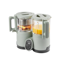 Τρόφιμα και διατροφή / Επεξεργασία βρεφικών τροφών - Babymoov Nutribaby Glass Πολυμηχάνημα Μαγειρικής 4 σε 1 Glass & Stainless Steel - 2