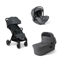 Carucior 3 in 1 pentru copii Joie Parcel LX Signature, cu landou Ramble XL si Scoica auto I-Level Pro