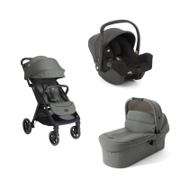  - Carucior 3 in 1 pentru copii Joie Parcel LX Signature, cu landou Ramble XL si Scoica auto I-SNUG 2 - 2