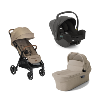 Carucior 3 in 1 pentru copii Joie Parcel LX Signature, cu landou Ramble XL si Scoica auto I-SNUG 2