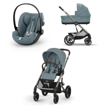 Carucior 3 in 1 Balios S Lux pentru copii, cu landou si scoica auto Cloud G Plus
