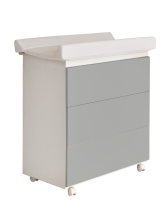 Camera copilului / Mobilier copii - Comoda Italbaby, Colectia Evoc pentru copii, trei sertare, cu salteluta si cadita - 2