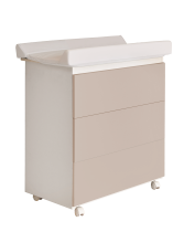 Camera copilului / Mobilier copii - Comoda Italbaby, Colectia Evoc pentru copii, trei sertare, cu salteluta si cadita - 1