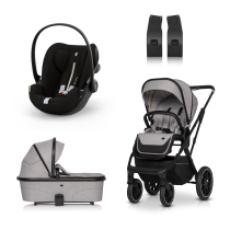 Carucior 3 in 1 pentru copii Cavoe Axo Comfort, cu landou si scoica Cybex Cloud G Plus