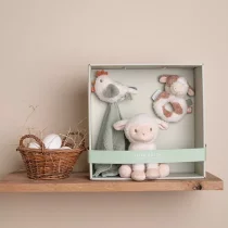 Jucarii / Cadouri pentru nou nascuti - Cutie cadou pentru bebelusi Little Dutch - Colectia Little Farm - 2