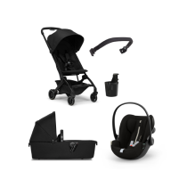 Carucioare copii - Carucior 3 in 1 pentru copii Joolz Aer+, cu bara, suport de pahar si scoica auto Cloud G Plus - 1