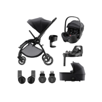 Carucior 4 in 1 pentru copii, Britax Römer Rio, cu landou, scoica Baby Safe Pro si baza Vario