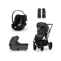 Бебешки колички - Cavoe Axo Comfort 3-в-1 количка с кош за носене и кош за носене Cybex Cloud G Plus - 2