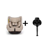 Pachet scaun auto pentru copii Nuna TODL NEXT, 40 -105 cm, rotativ, cu Baza isofix BASE NEXT i-Size