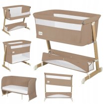 Patut pentru copii Lionelo Thomi Plus 5 in 1, co-sleeper, 0 - 4 ani