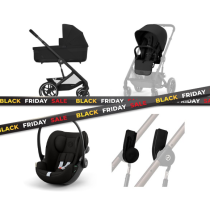 Παιδικά καρότσια - Cybex Balios S Lux Καρότσι 3 σε 1 με Πορτ-μπεμπέ Cot S & Κάθισμα Αυτοκινήτου Cloud G - 1