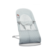 Детска люлка BabyBjorn Balance Soft Silver / White Mesh
