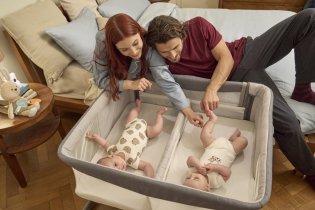 Бебешки кошари / Бебешки кошари - Chicco Next 2 Me Кошара за близнаци, за спане, за раждане - 6 месеца - 2