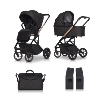 Carucioare copii - Pachet promotional Cavoe Moi+ 2 in 1 cu geanta si adaptori cadou - 2