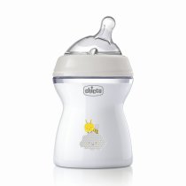 Бебешко шише Chicco Natural Feeling, силикон, без BPA