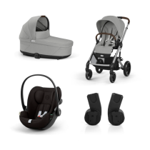  - Pachet promotional 3 in 1 Balios S Lux pentru copii, cu landou si scoica auto Cloud G - 2