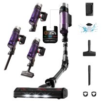 House cleaning / Φροντίδα κατ' οίκον - Rowenta X-Force Flex 9.60 Allergy RH2038WO Όρθια Σκούπα, Αυτονομία 45 λεπτών, Φιλτράρισμα 99,9%, Εύκαμπτος Σωλήνας, 200W - 2