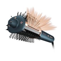 Προσωπική φροντίδα - Βούρτσα θερμού αέρα Rowenta Air Brush 3D UB9720E0, 3 σε 1, γεννήτρια ιόντων, 3 ρυθμίσεις θερμοκρασίας και ταχύτητας, μη περιστρεφόμενη, 1100 W - 2