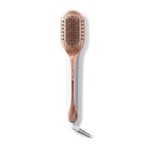 Ingrijire personala / Ingrijire par si unghii - Perie de par reparatoare cu abur Rowenta Hair Therapist CF9920F0, Thermal Care, invelis Keratin, afisaj LED, 165 W - 2