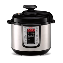  - Електрическа мултикукър под налягане Tefal One Pot CY505EE0, 1200 W, 5.8 L, 25 програми, черно/сребристо - 2