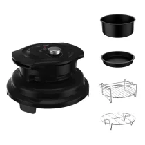 Casa si Curatenie / Aparate de gatit - Tefal Turbo Crisp LF101810, accesoriu pentru gatire cu aer cald, 4 programe, temperatura ajustabila, ecran LED, negru - 1