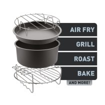 Дом и спасибо / Готварски уреди / Фритюрник - Комплект аксесоари Tefal Easy Fry XXL, 4 в 1, тава за пица, тава за печене, грил и държач за шишчета (20 см) - 2