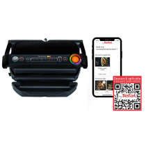 Casa si Curatenie / Aparate de gatit - Gratar Electric Inteligent Tefal OptiGrill+ GC712834, 6 Programe Automate, Placi Detasabile Antiaderente, Negru - 1