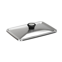 Дом и почистване / Готвене - Капак за готвене Tefal XA731810, съвместим с OptiGrill 4 в 1 и 2 в 1, неръждаема стомана - 1