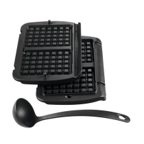Casa si Curatenie / Aparate de gatit - Accesoriu pentru gofre Tefal XA724810, placi antiaderente, compatibil cu OptiGrill+ si OptiGrill Elite, negru - 1