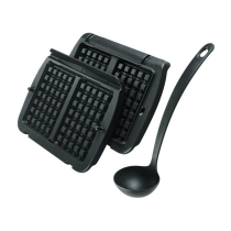 Casa si Curatenie / Aparate de gatit - Accesoriu pentru gofre Tefal XA724810, placi antiaderente, compatibil cu OptiGrill+ si OptiGrill Elite, negru - 2