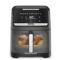 Casa si Curatenie / Aparate de gatit - Friteuza cu aer cald Tefal Easy Fry Silence EY846HE0, 7 L, 10 programe automate, ecran LCD, 1800W - 1