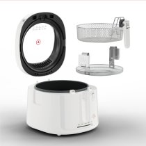 Дом и спасибо / Готварски уреди / Фритюрник - Фритюрник с горещ въздух Tefal Filtra Vision FF2541E0, вместимост на олиото 2,1 л, храна 1,2 кг, метален филтър, 1900 W - 2