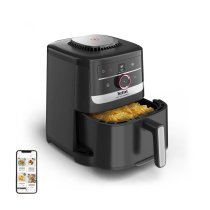 Casa si Curatenie / Aparate de gatit / Friteuze - Friteuza cu aer cald Tefal Easy Fry Silence EY5728E1, 5L, 11 Programe, Smart Assist & Display LCD, 1670W - 2