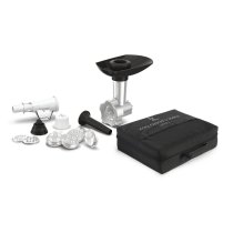 Дом и почистване / Приготвяне на храна / Кухненски робот - Комплект от 5 аксесоара за месо и паста Tefal Coach XF651038, Месомелачка, Аксесоари за наденица, кебап, кули, паста и бисквити - 1