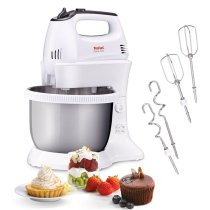 Casa si Curatenie / Prepararea alimentelor - Mixer cu bol Tefal Quick Mix HT312138, 300W, 5 Viteze + Turbo, Bol rotativ 3.5L, Alb - 2