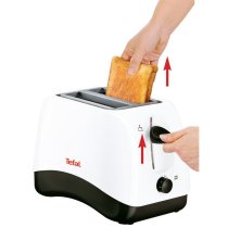 Casa si Curatenie / Mic dejun - Prajitor de paine Tefal Delfini TT130130, 850W, 7 Niveluri de rumenire, 2 Fante, Alb - 2