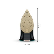 Καθαρισμός σπιτιού - Ατμοσίδερο Tefal Ultimate Pure FV9844E0, 3200W, Φίλτρο Micro-Calc, Πλάκα Durilium AirGlide Autoclean, Μαύρο/Μπλε - 2