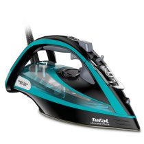 Дом и спасибование / Грижа за дрехи / Парни ютии - Парна ютия Tefal Ultimate Pure FV9844E0, 3200W, филтър против накип, гладеща повърхност Durilium AirGlide Autoclean, черно/синьо - 1
