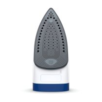 Дом и спасибование / Грижа за дрехи / Парни ютии - Парна ютия Tefal Express FV2838E0, 2400W, керамична гладеща повърхност Cerilium, система против прокапване, бяло/синьо - 2