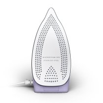 Casa si Curatenie / Ingrijirea hainelor - Fier de calcat portabil Tefal First Class DB1612E0, 1000W, Voltaj Dublu, Talpa Microsteam 200, Maner Pliabil, Alb/Violet - 2