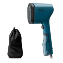 Casa si Curatenie / Ingrijirea hainelor / Aparate de calcat vertical - Aparat de calcat vertical Tefal Pure Pop Blue DT2020E1, 1300W, 20g/min, Incalzire 15s, Pad reversibil, Albastru - 1