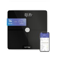 Лична грижа / Телесни везни - Tefal Goodvibes Health BM9660S1 Умна везна, 14 функции, пулс, макс. 180 кг, градуиране 50 г, USB, стъкло, черен цвят - 1