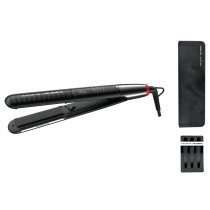 Placa de par Rowenta x Karl Lagerfeld Pro Stylist SF467LF0, Keratin & Glow, LCD, Ioni