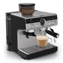Casa si Curatenie - Espressor manual cu rasnita Krups Precision XP801T10, 15 bari, rezervor apa 3,5 L, 30 trepte de rasnire, 3 temperaturi - 2