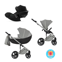 Anex Mev & Cybex Cloud G i-Size Καρότσι 3 σε 1 με Πορτ-μπεμπέ & Βρεφικό Κάθισμα