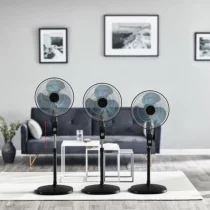 Casa si Curatenie / Climatizare / Ventilatoare - Ventilator cu picior Rowenta Essential+ VU4420F2, 3 trepte, consum redus, design compact, 60 W - 2