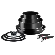  - Set 10 piese Tefal Ingenio Easy Cook & Clean, manere detasabile, antiaderent si Thermo‑Signal - 1