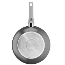 House and Cleaning / Μαγειρικά σκεύη - Τηγάνι Wok Tefal Renew ON C4271932, 28 cm, Ανακυκλωμένο Αλουμίνιο, Κεραμική Επίστρωση, Θερμο-Σήμα, Επαγωγικό, Γκρι - 2