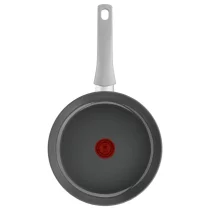 Дом и почистване - Тиган Tefal Renew ON C4270432, 24 см, рециклиран алуминий, керамично покритие, термосигнал, индукция, сив - 2